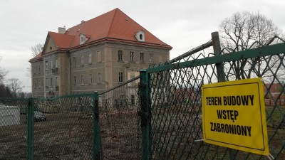 Remont pałacu w Sobieszowie